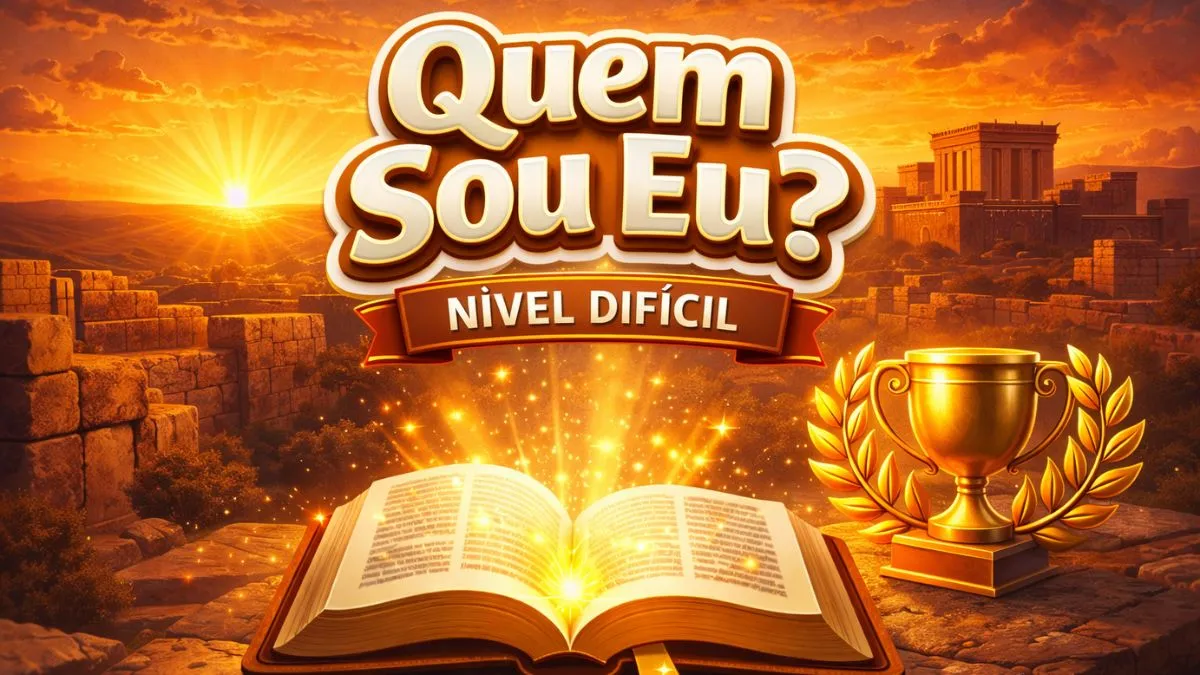 Capa Quem Sou Eu Bíblico - Nível Difícil