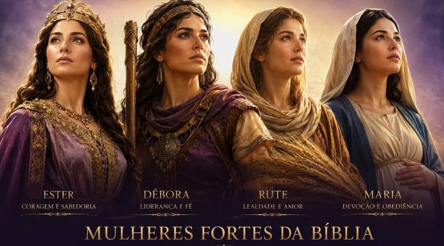 Quiz Mulheres Fortes da Bíblia – Ester, Débora, Rute e Maria, exemplos de fé e coragem