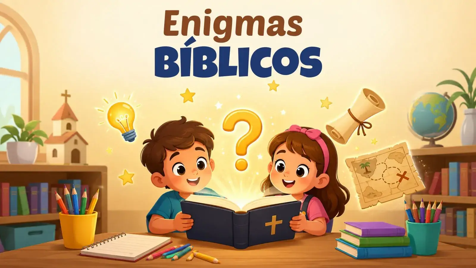 Enigmas bíblicos infantis: adivinhas sobre a Bíblia para crianças