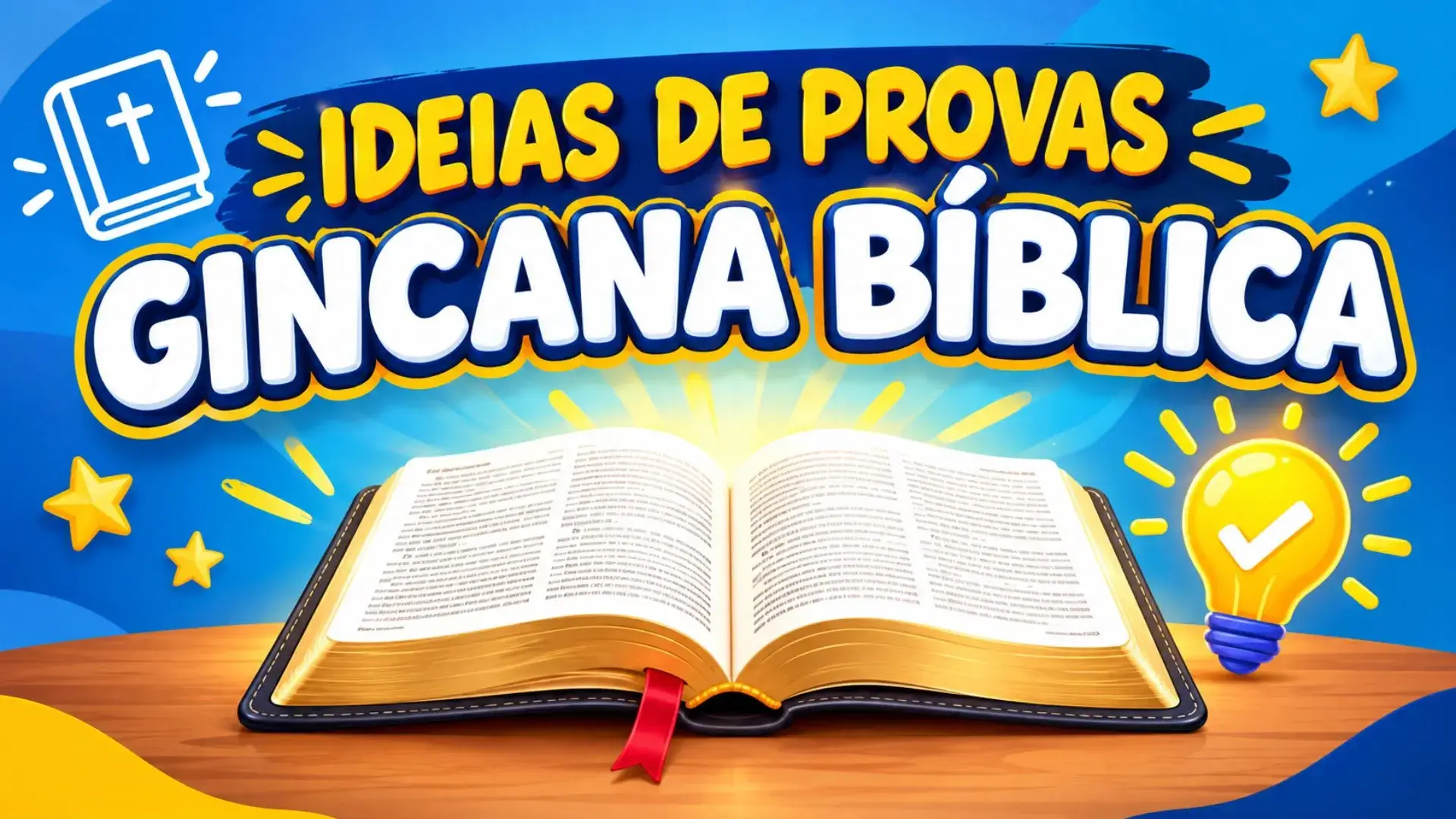 Ideias de provas para gincana bíblica