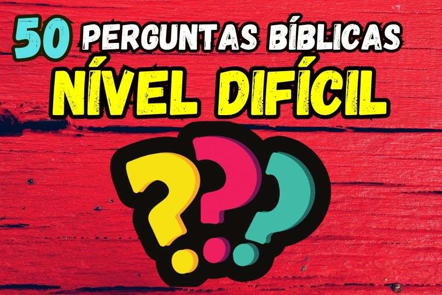 10 PERGUNTAS BÍBLICAS DE NÍVEL FÁCIL MÉDIO E DIFÍCIL - QUIZ BÍBLICO em 2023